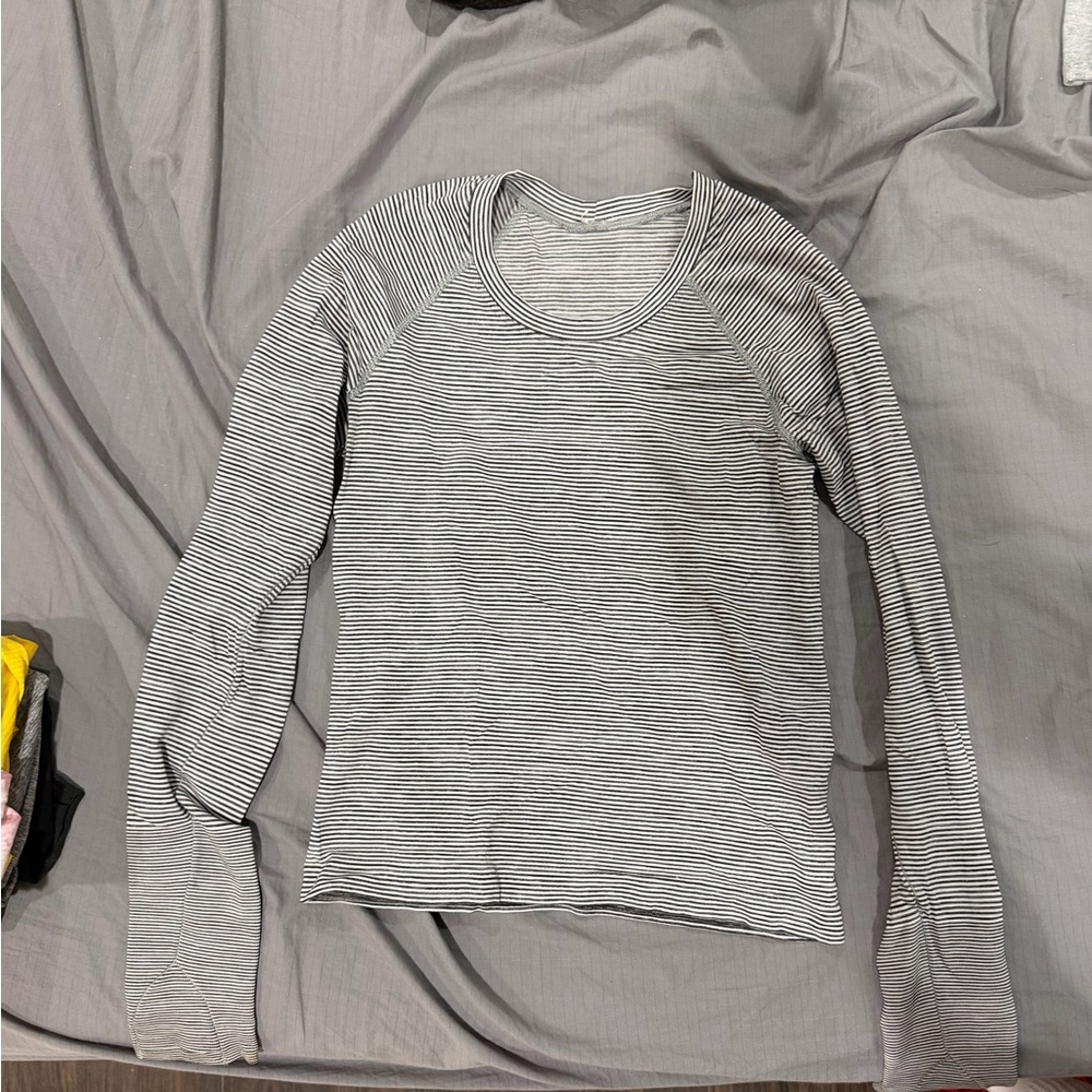Striped Long Sleeve Shirt- lululemon